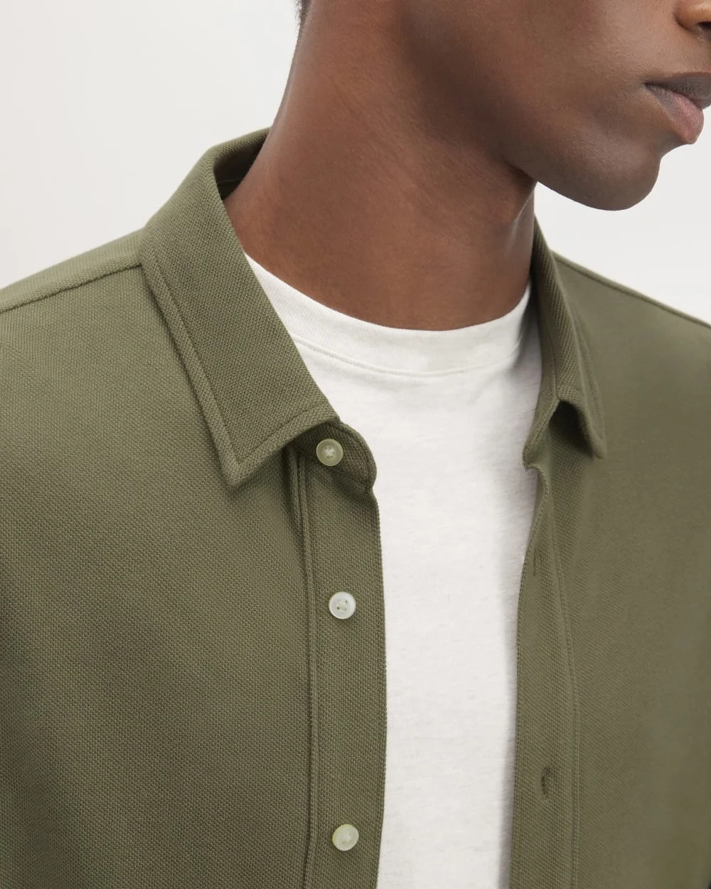 The Long-Sleeve Pique Shirt | Kalamata (5)