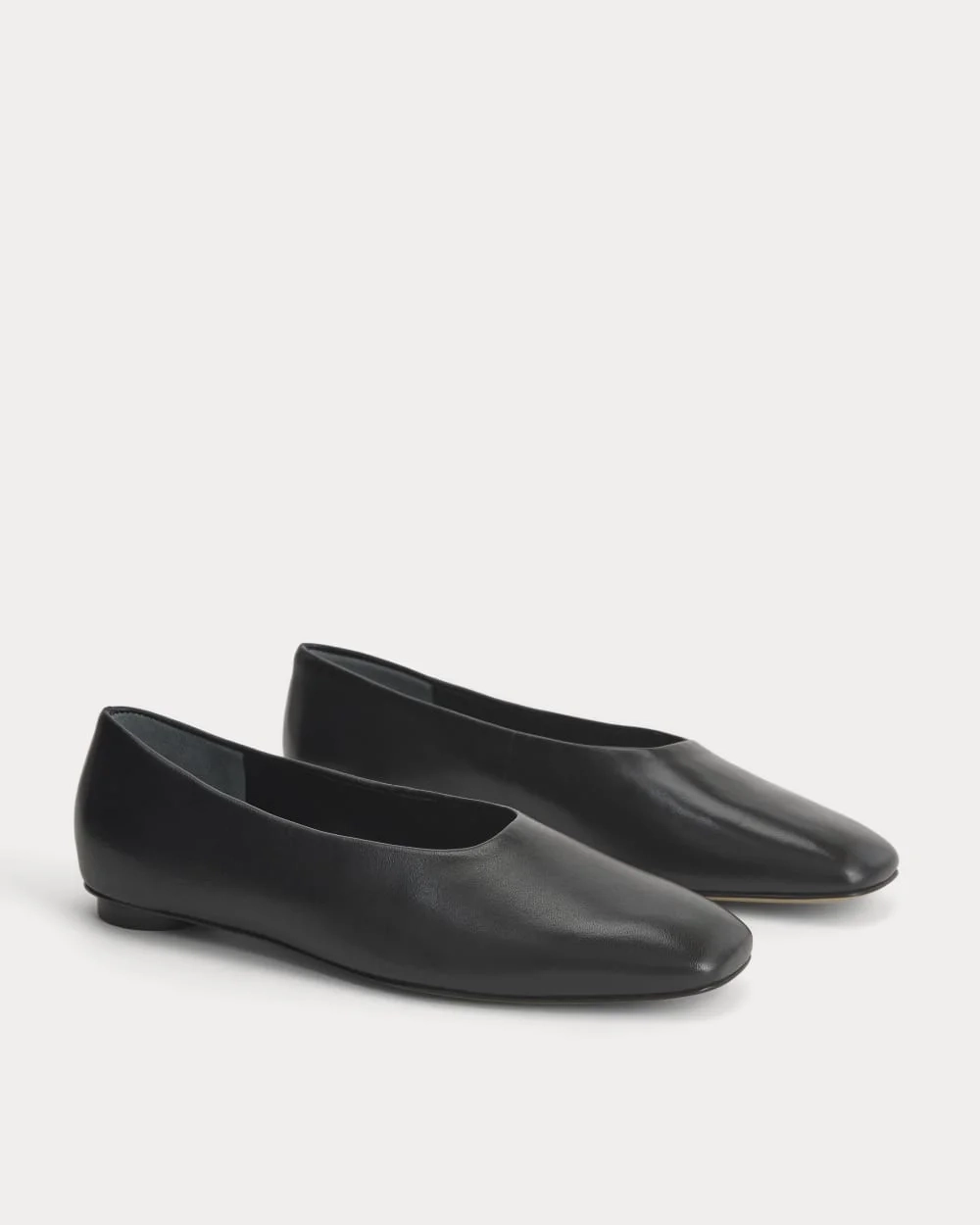 Gallery Square-Toe Flat | Black (5)