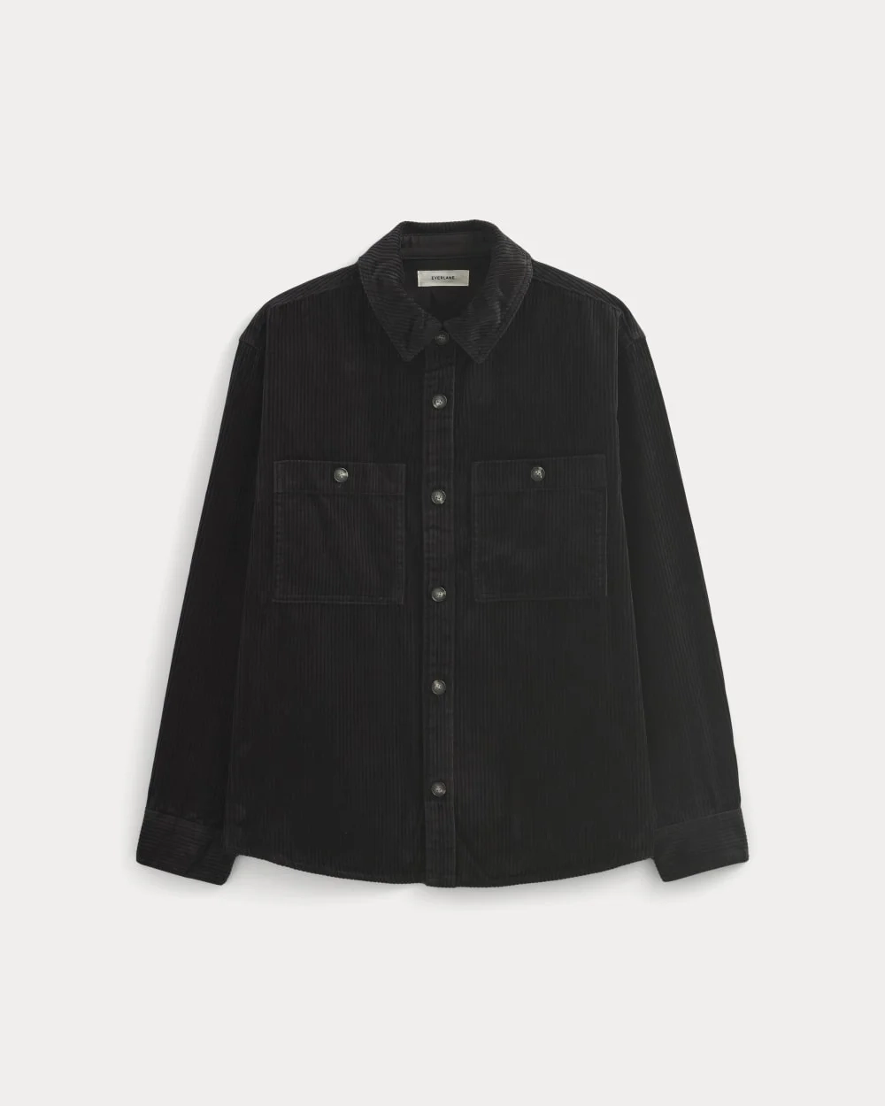 Wide Wale Corduroy Shirt | Black (3)