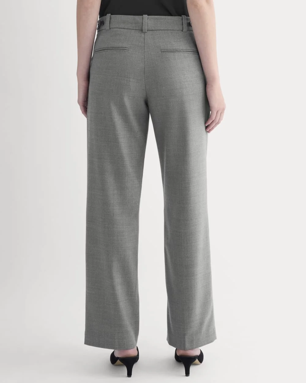 Straight-Leg Trouser in Tailor Twill | Heather Graphite (2)