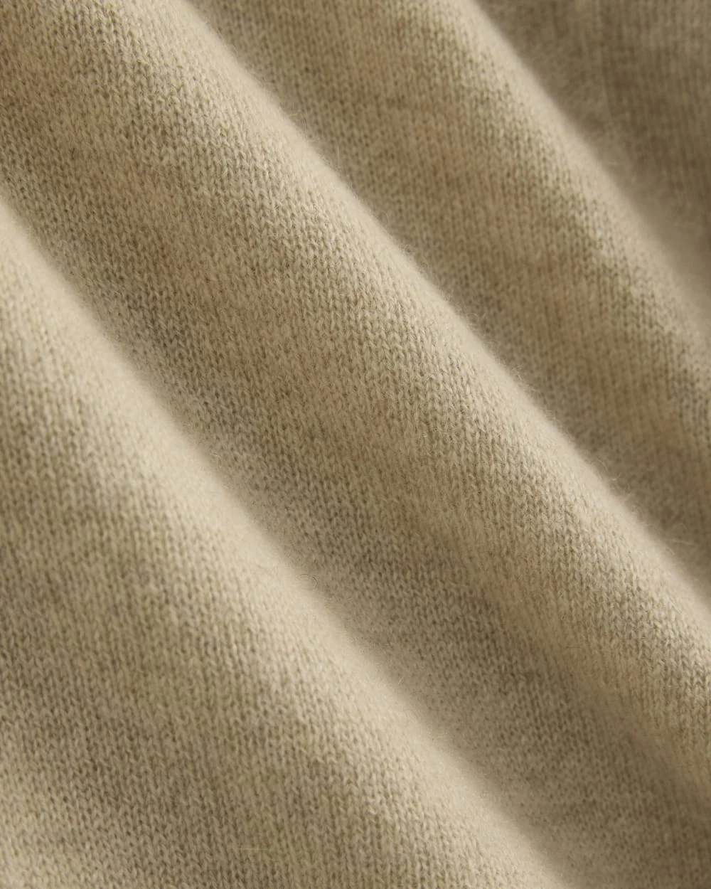 Cashmere Button-Up Shirt | Heather Light Camel (6)