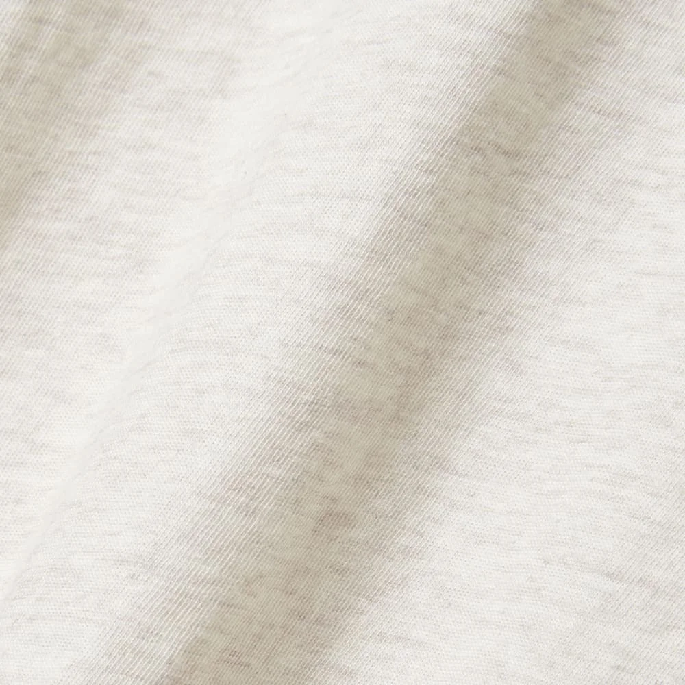 The Organic Cotton V-Neck | Heathered Oat (3)