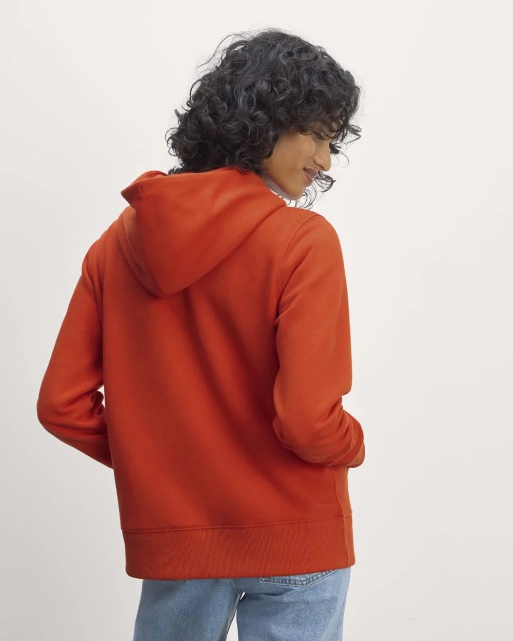 The Off-Duty Terry Hoodie | Poppy Red (4)