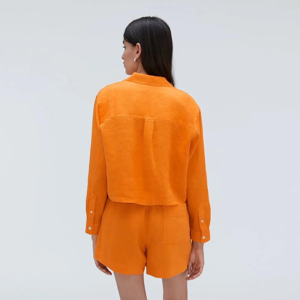 The Linen Way Short Shirt | Turmeric (4)