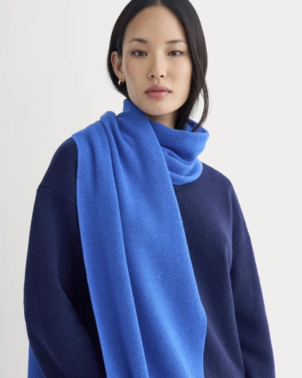 The Cabin Scarf | Classic Blue (3)