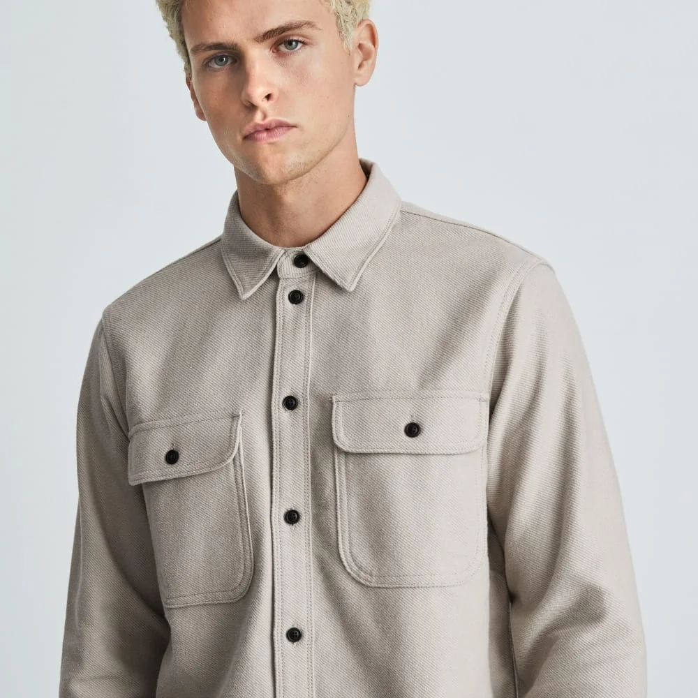 The Heavyweight Overshirt | Uniform | Stone (4)