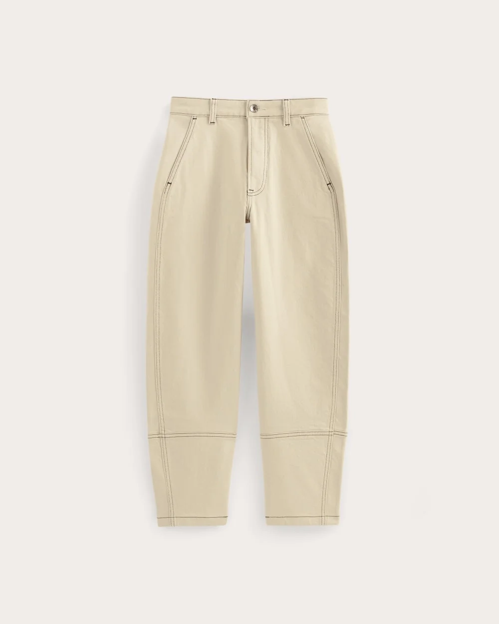 The Utility Barrel Jean | Ecru | Regular (4)