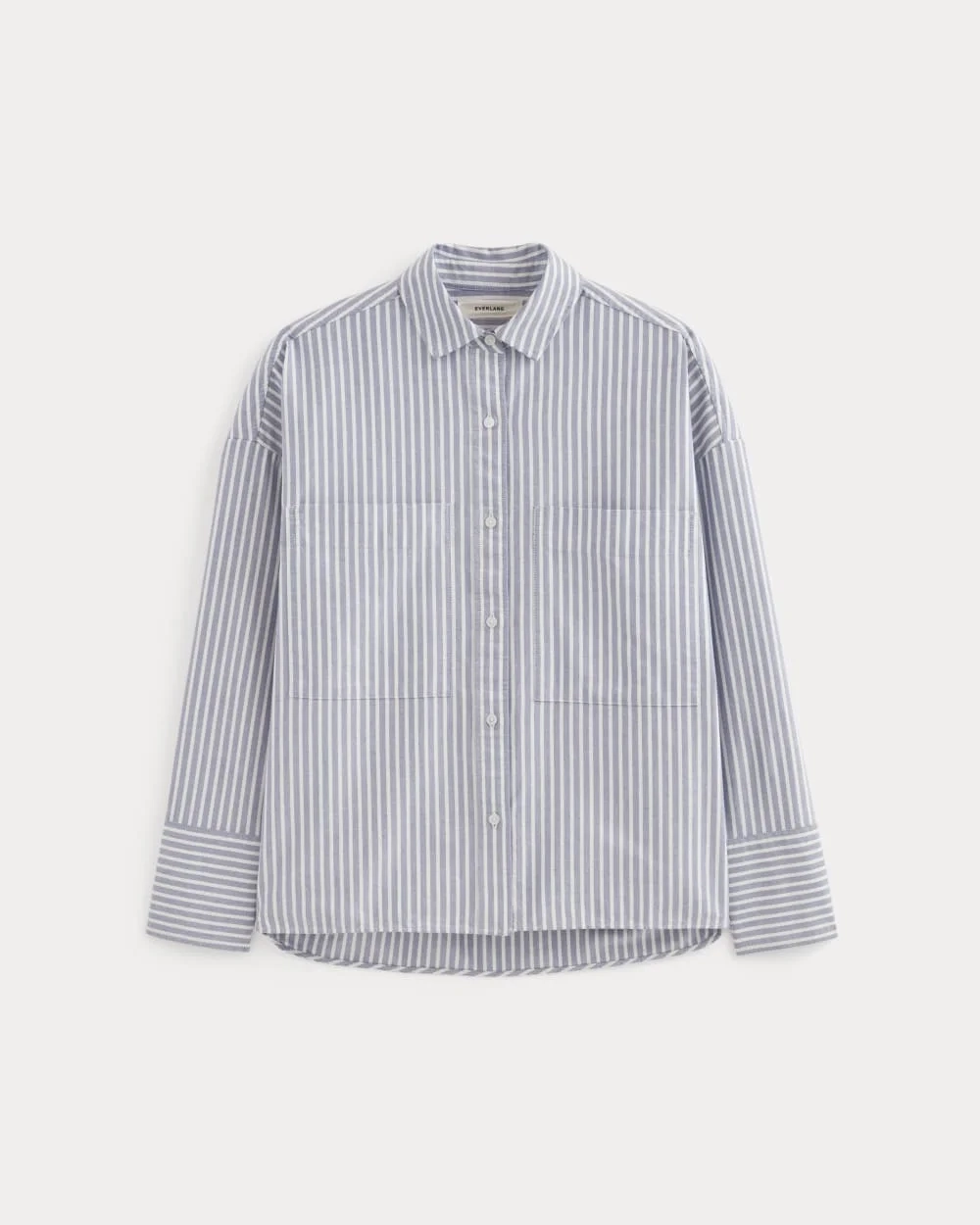 The Boxy Oxford | Bone / Mazarine Blue (4)