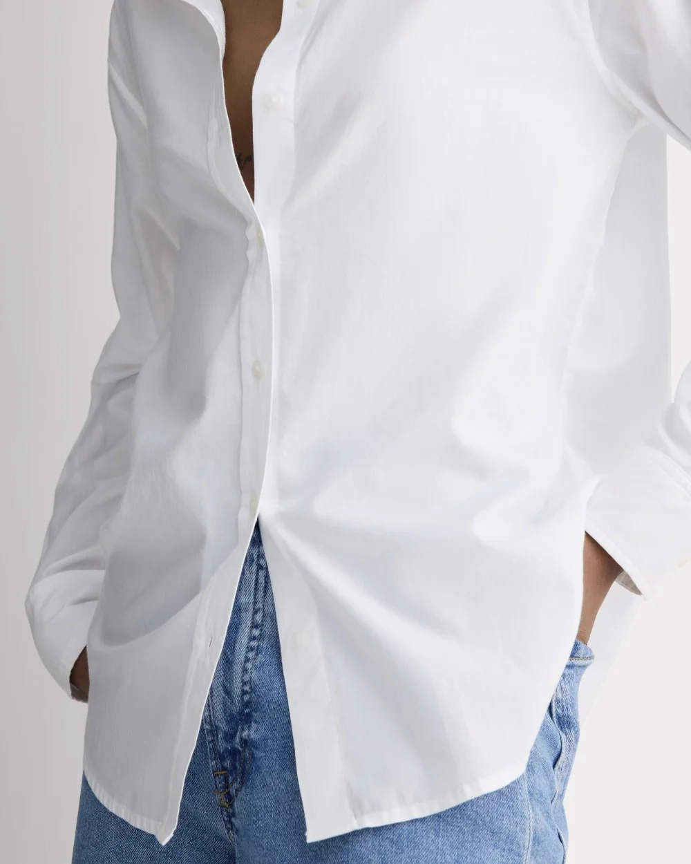 The Must-Have Shirt in Silky Cotton | White (5)