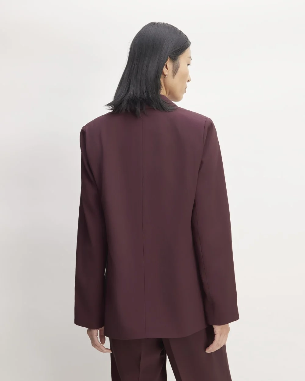 The Drapey Blazer | Burgundy (4)