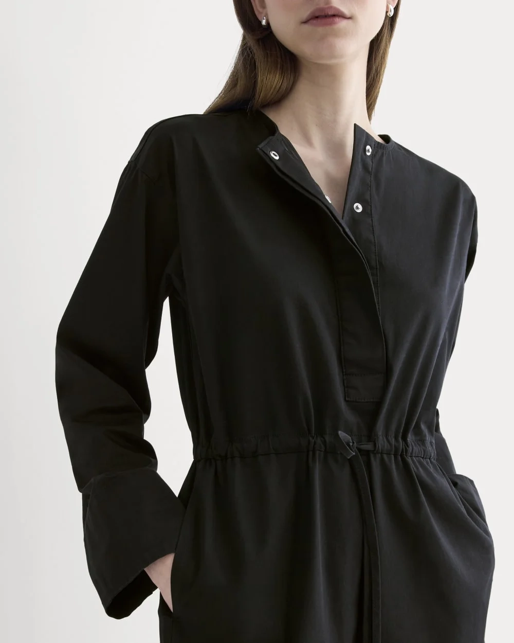 The Utility Drawstring Jumpsuit | Black (4)