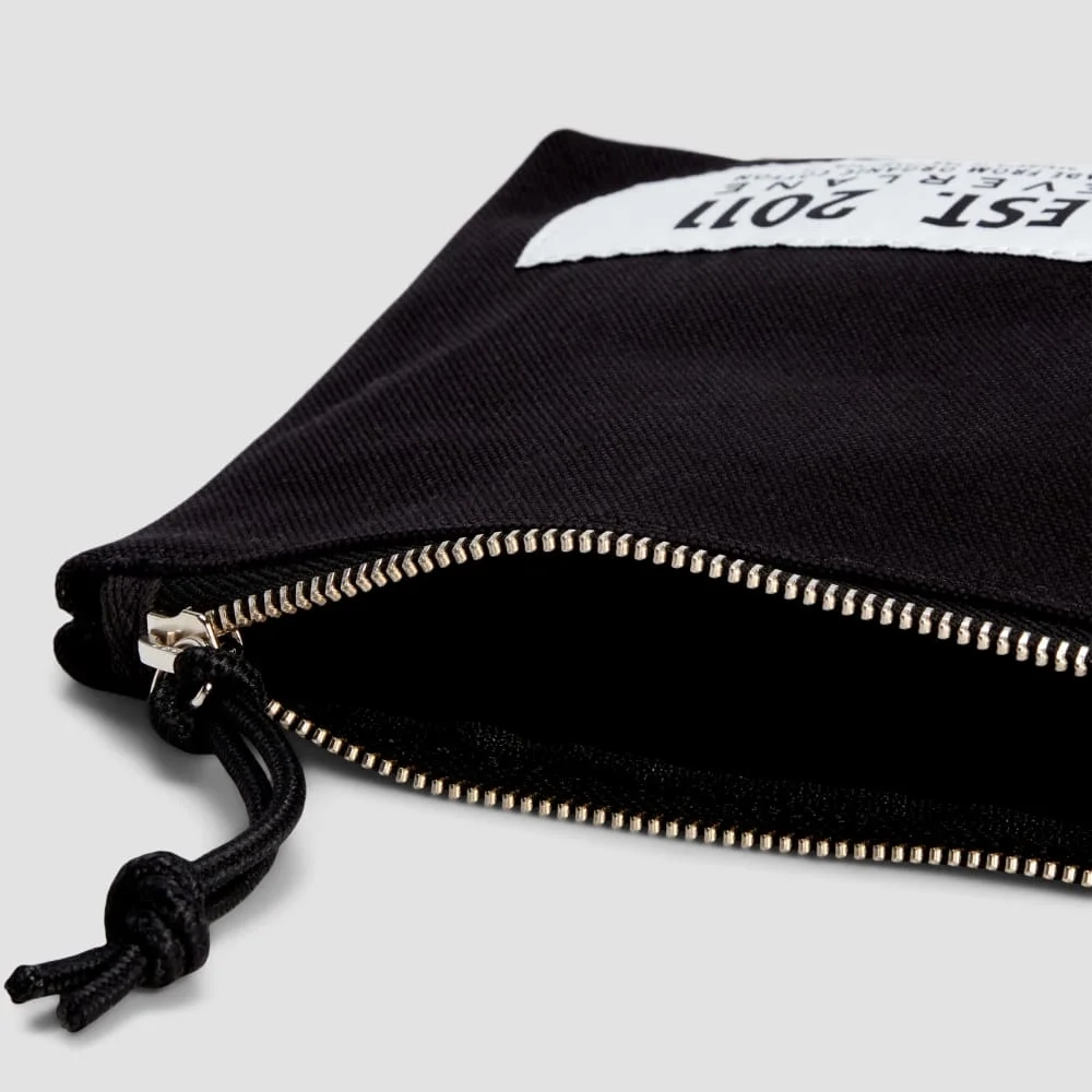 The Organic Canvas Pouch | Black (4)