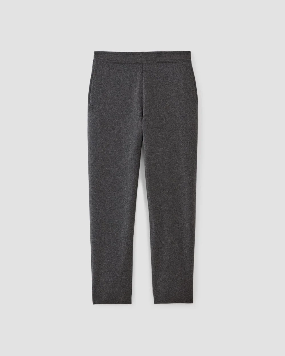 The Wool Flannel Pull-On Pant | Heather Charcoal (3)