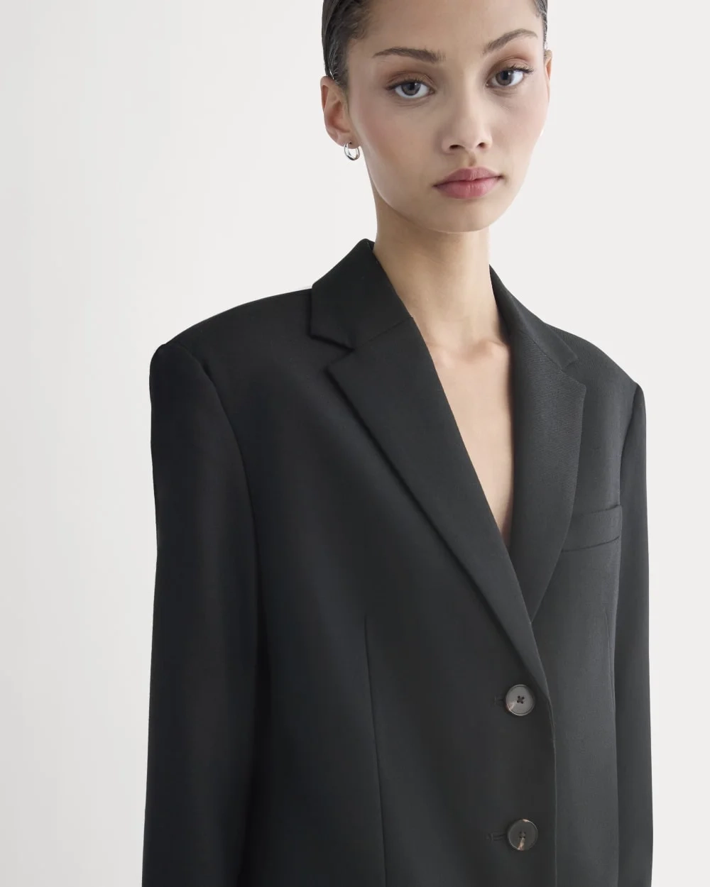 Blazer in Tailor Twill | Black (2)