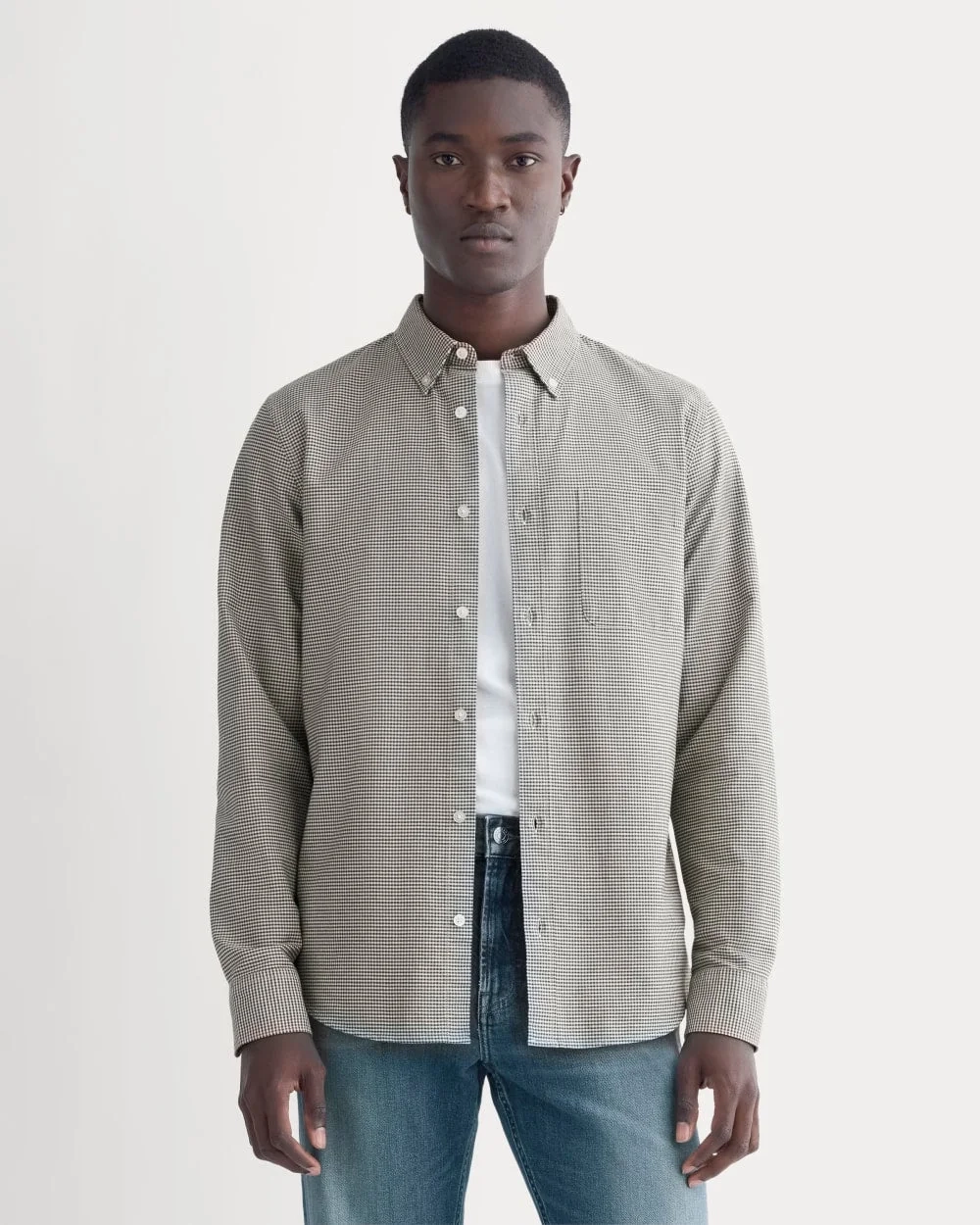 The Slim Oxford Shirt | Forest Night Gingham | Standard