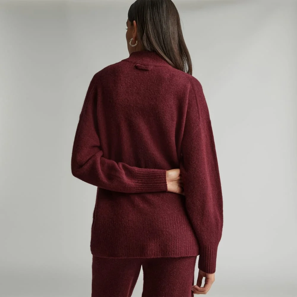 The Cozy-Stretch Pullover | Brandy (3)