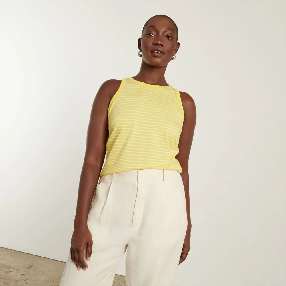 The Tank in Essential Cotton | Acacia / Tan (4)
