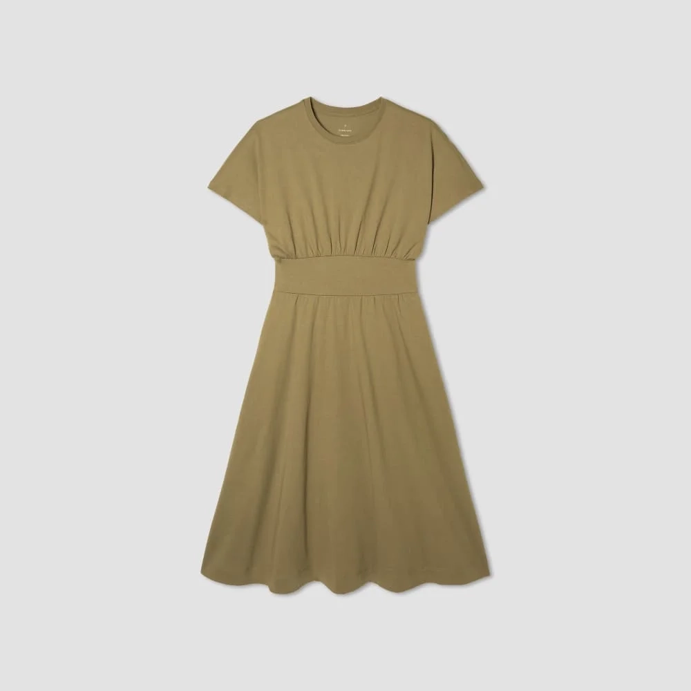 The Organic Cotton Waisted Dress | Kalamata (4)