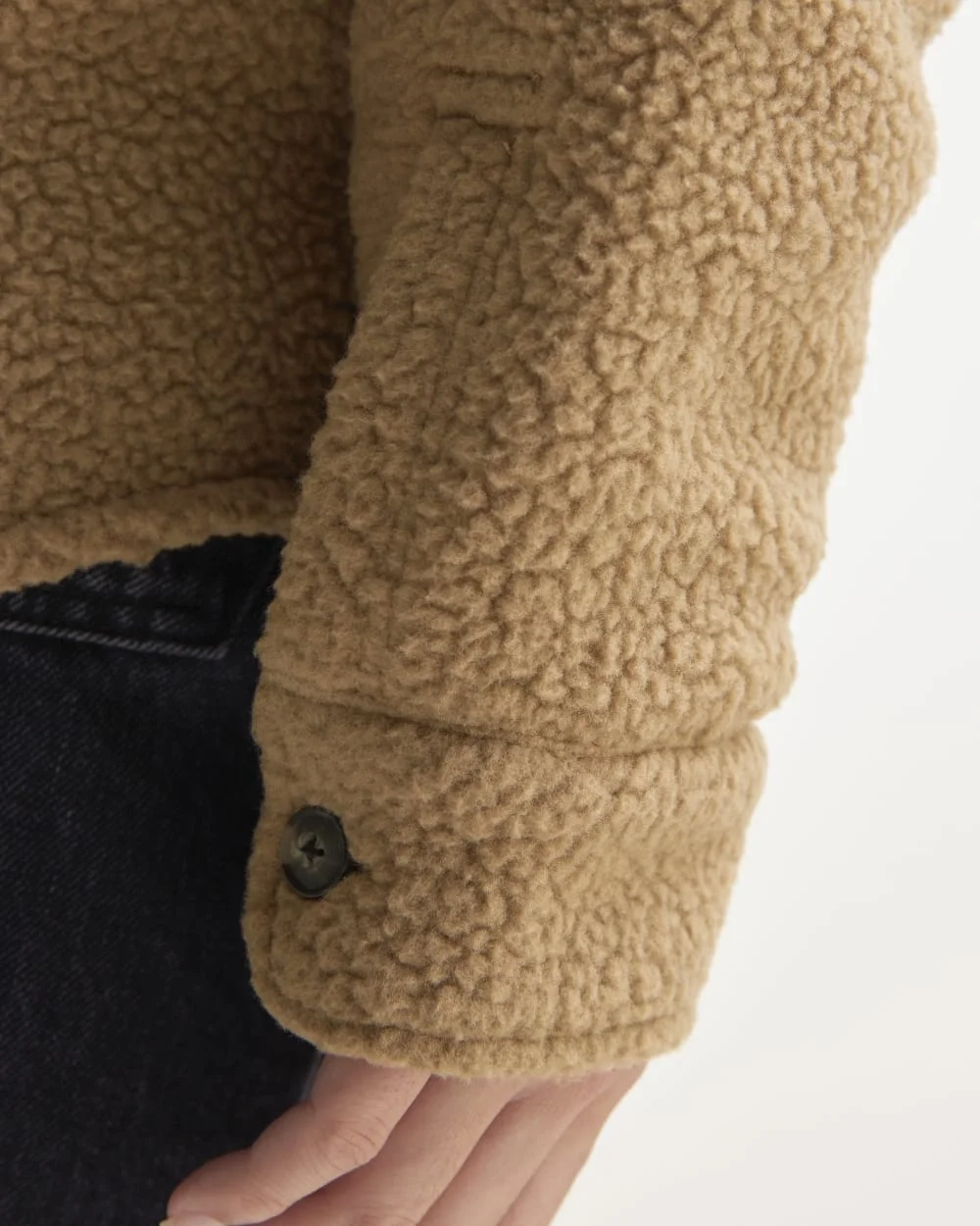 The ReNew Fleece Everyone Overshirt | Tiger's Eye (8)