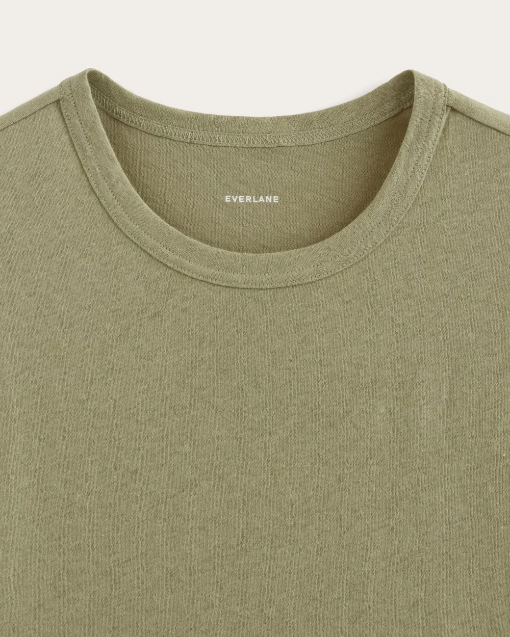 The Cotton Linen Tee | Eucalyptus (4)