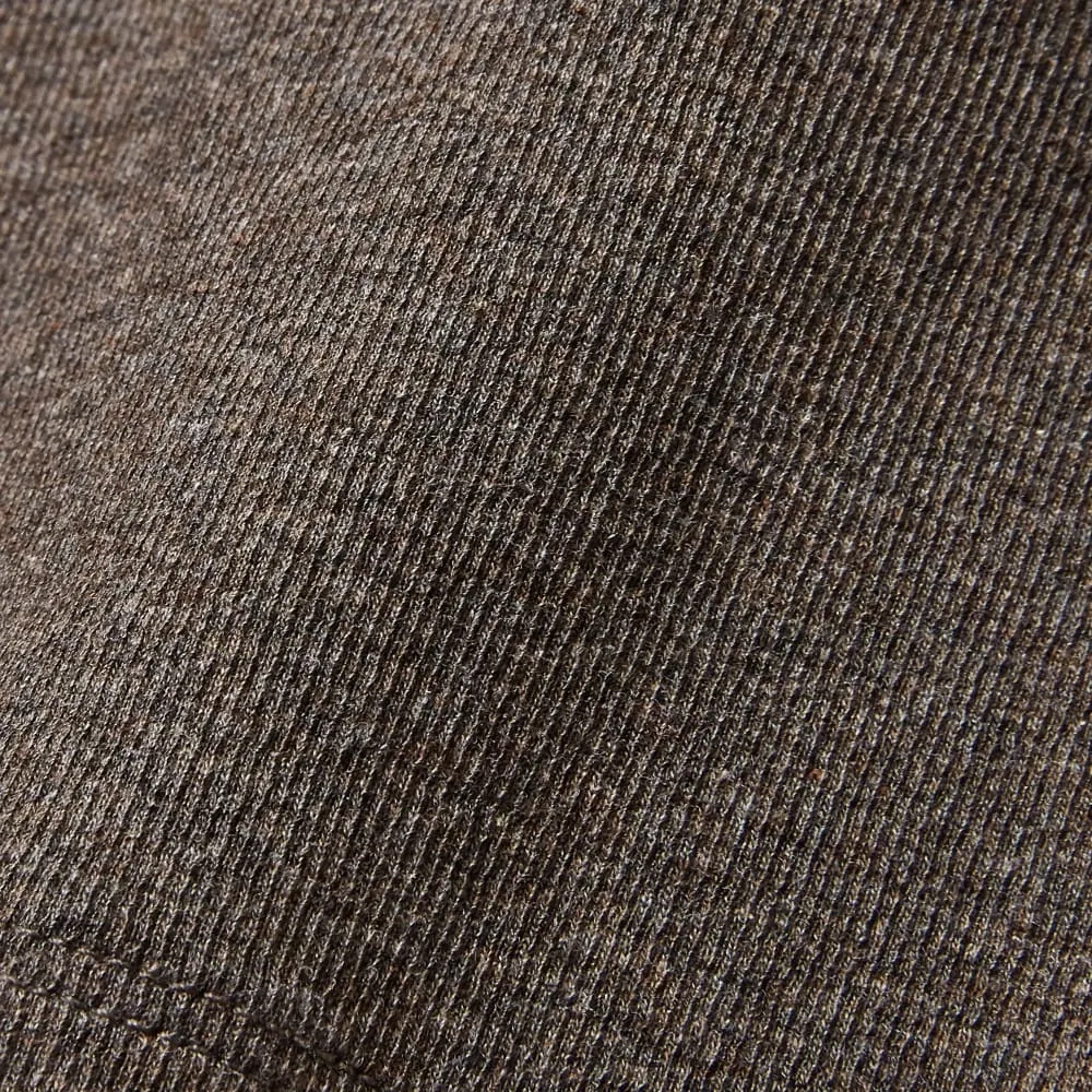 The Luxe Micro-Rib Scoop-Neck Tee | Heathered Fatigue (4)