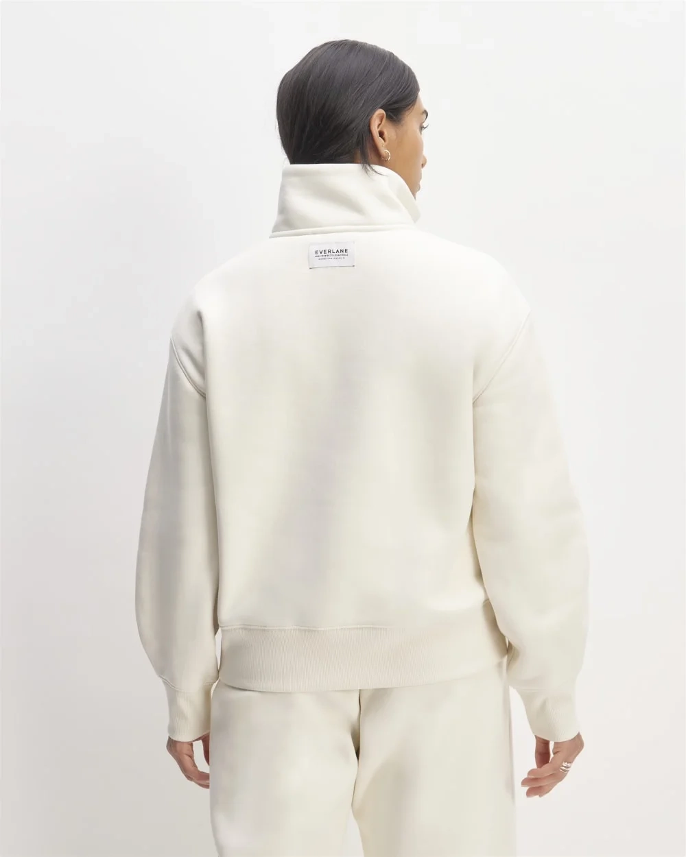 The ReTrack Half-Zip Sweatshirt | Bone (3)