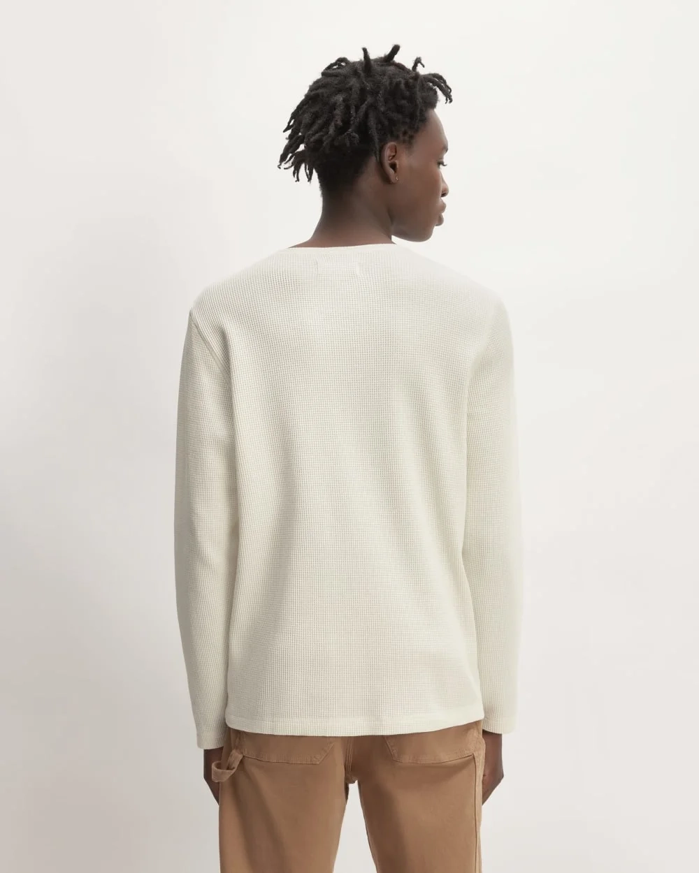 The Waffle Long-Sleeve Henley | Bone (3)
