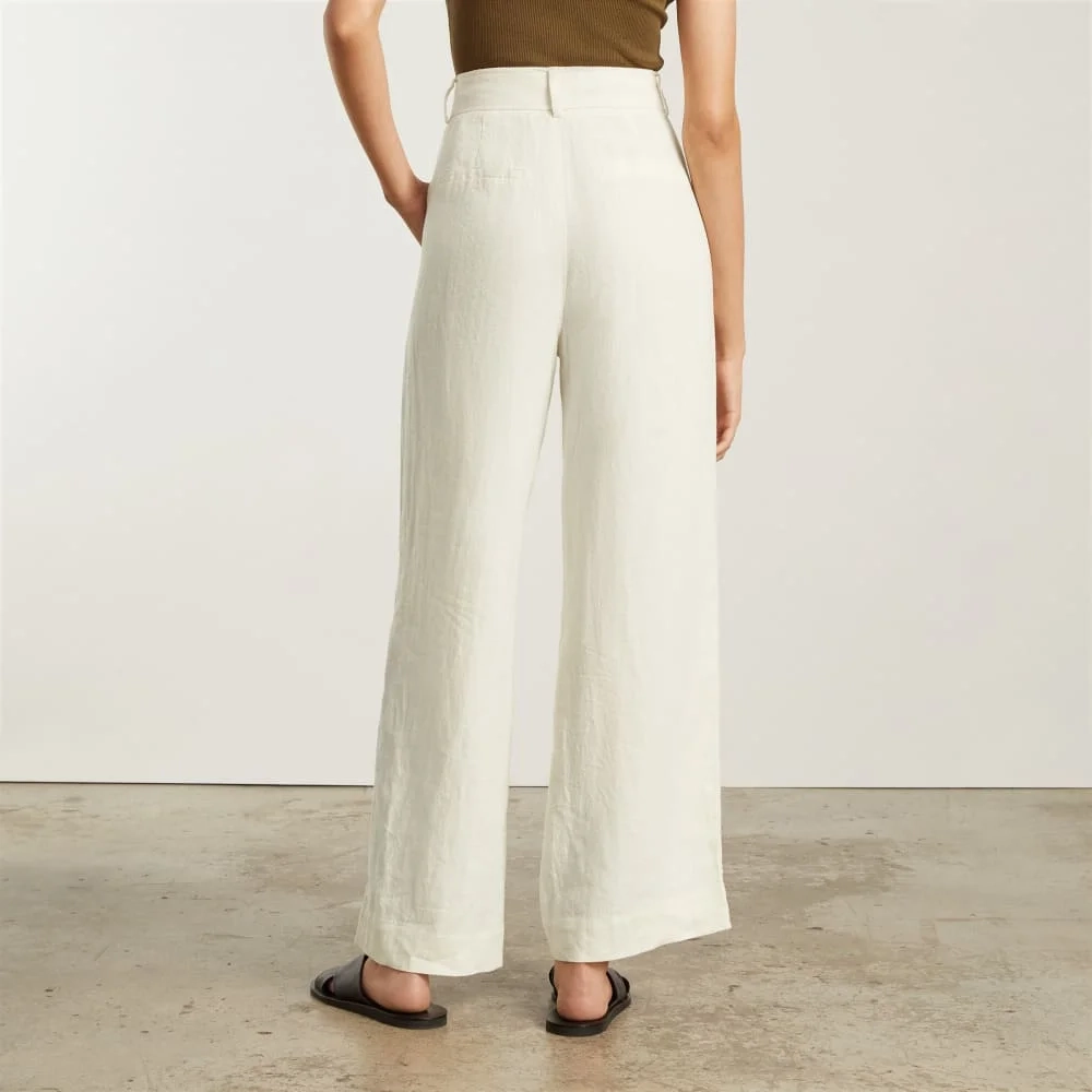 The Linen Way-High® Drape Pant  | Canvas (6)