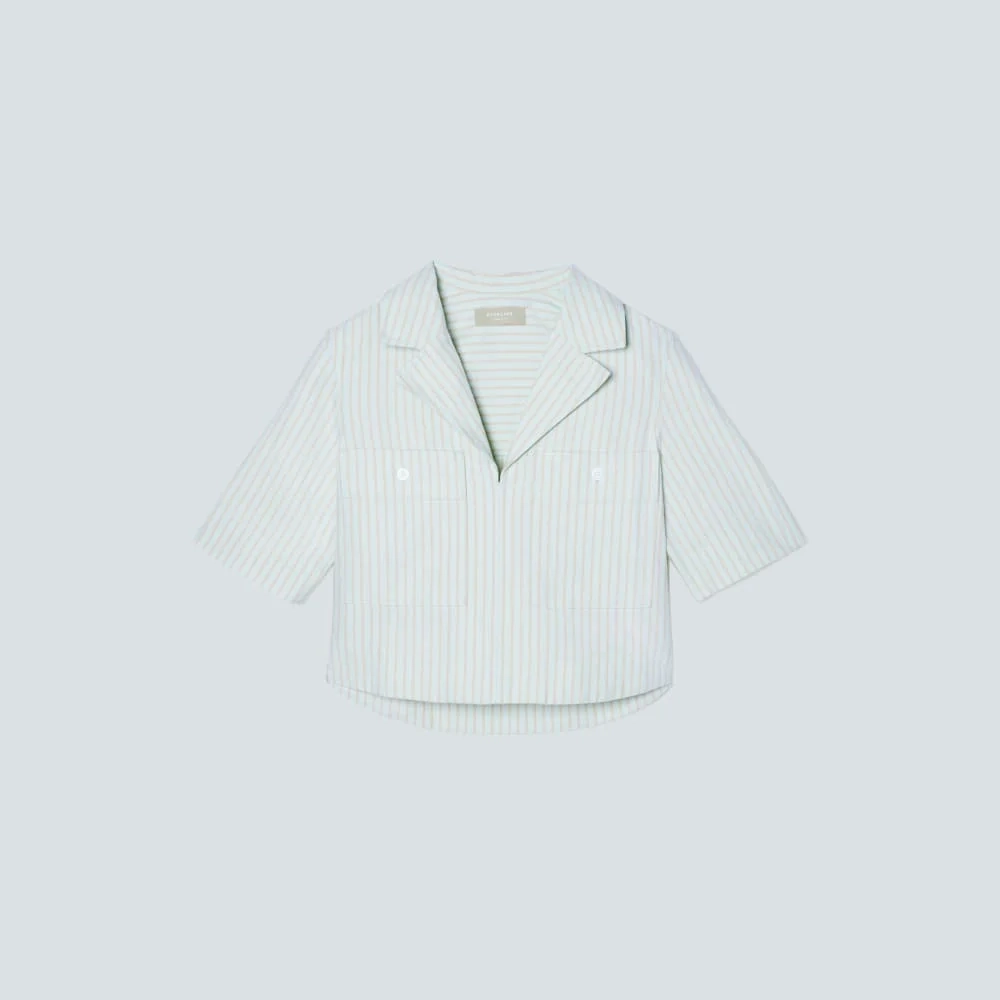The Oxford Popover | Apricot Tan / Spray
