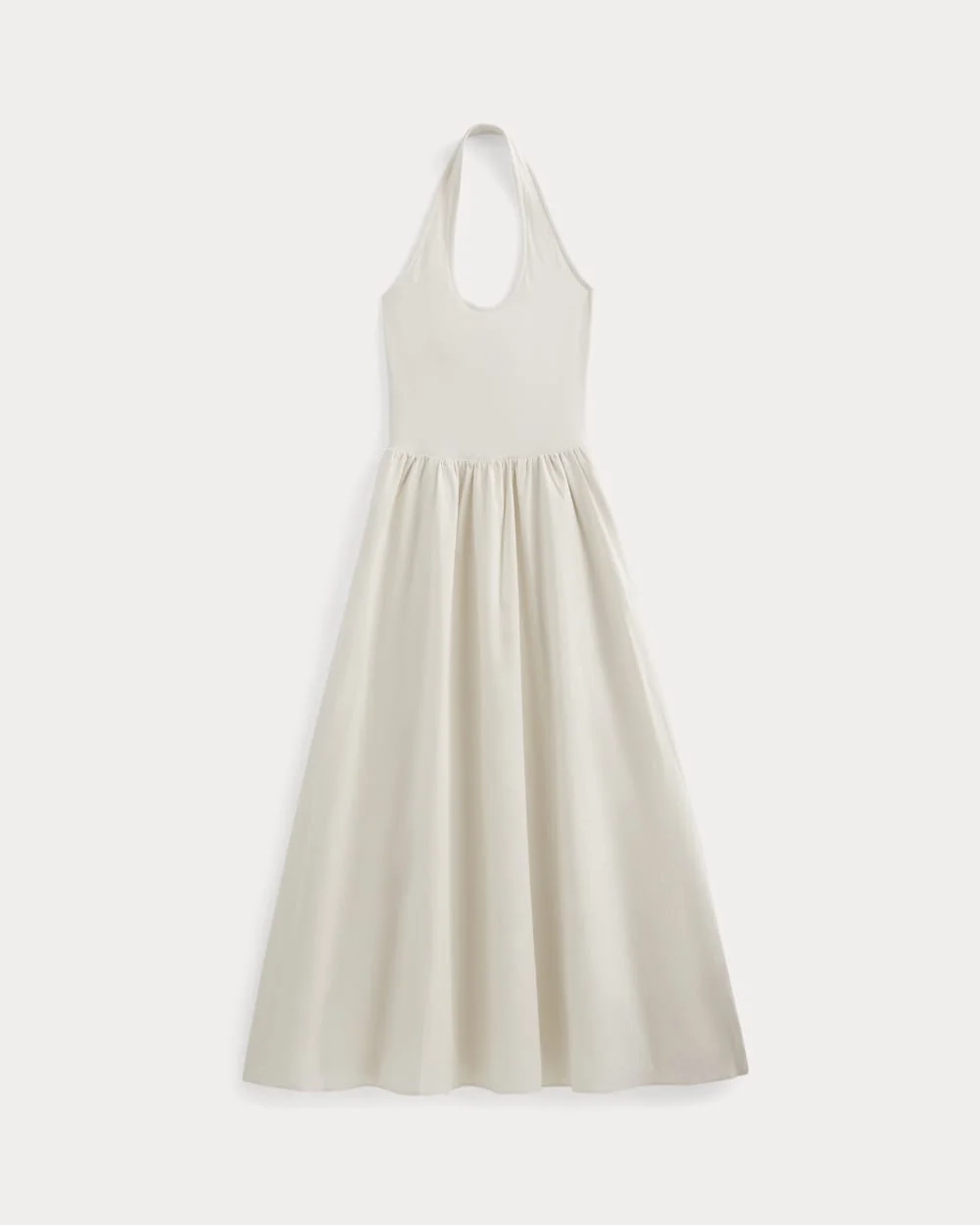 Halter Dress in Ultrasoft Cotton | Birch (4)
