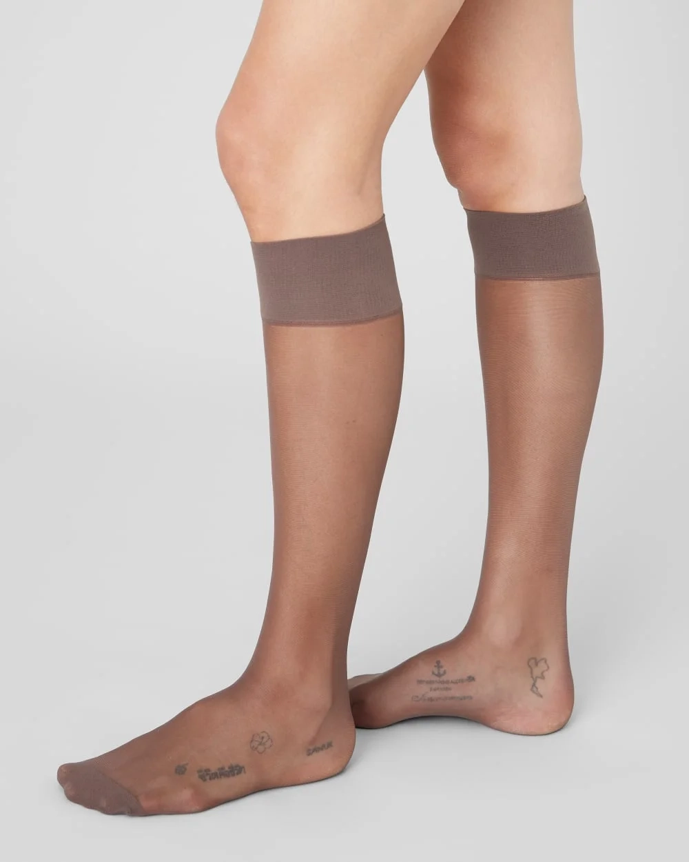 2-Pack Elin Premium Knee-Highs | Dark Brown (2)