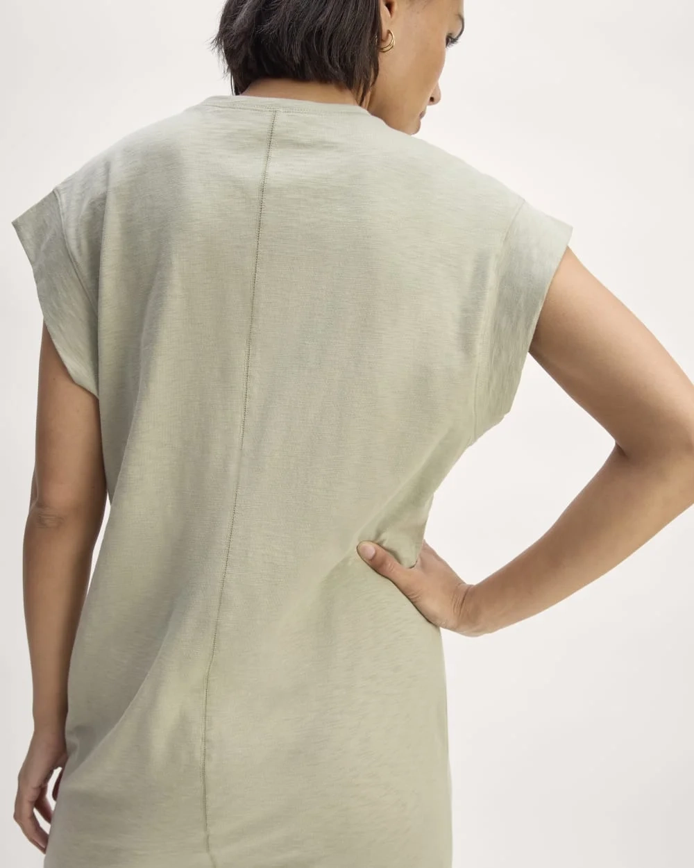 The Muscle Tee Midi Dress | Seagrass (4)
