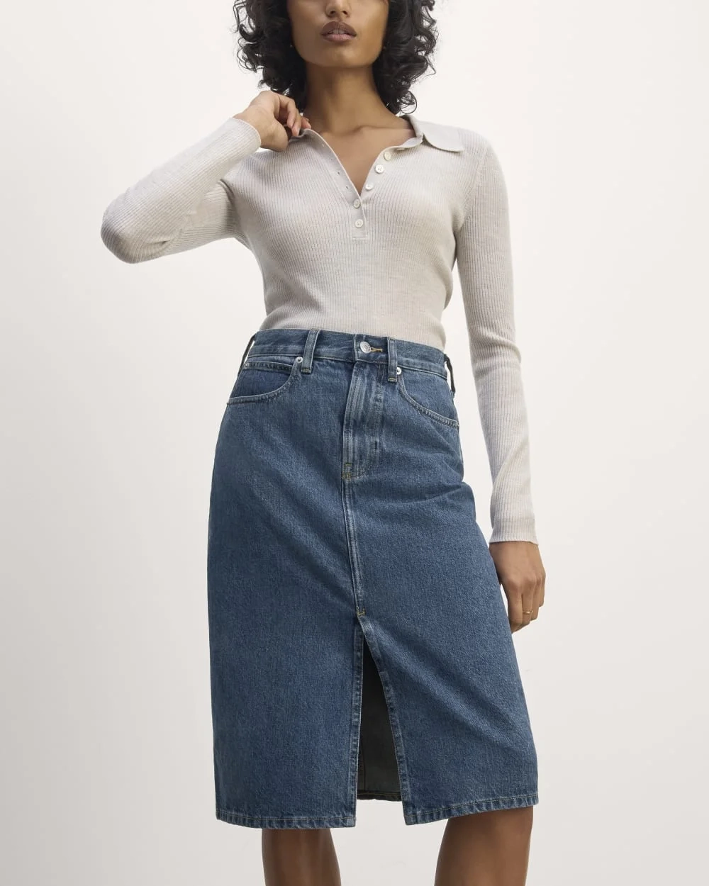 The Mid-Way Skirt | Deep Atlantic (4)