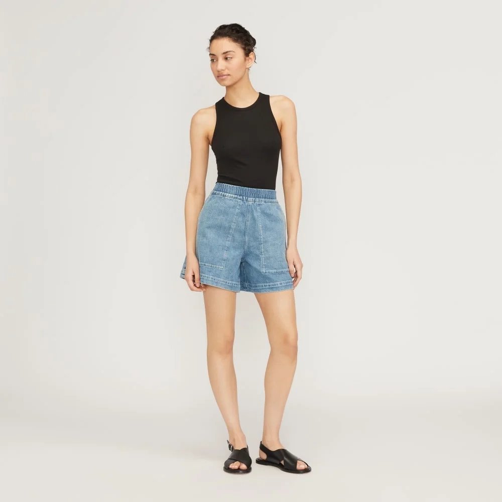 The Denim Utility Short | Shallow Water (4)