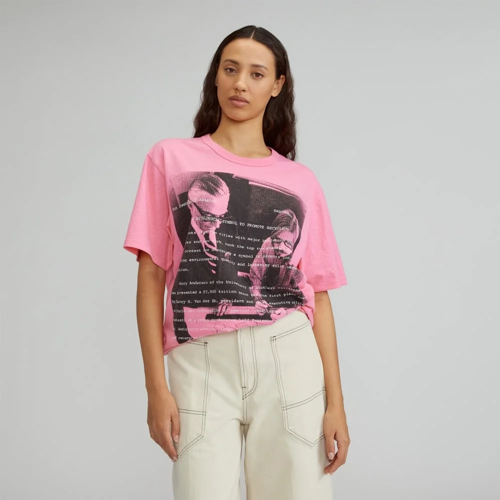 The Everyone Recycled Graphic Tee | Carnation Pink (6)