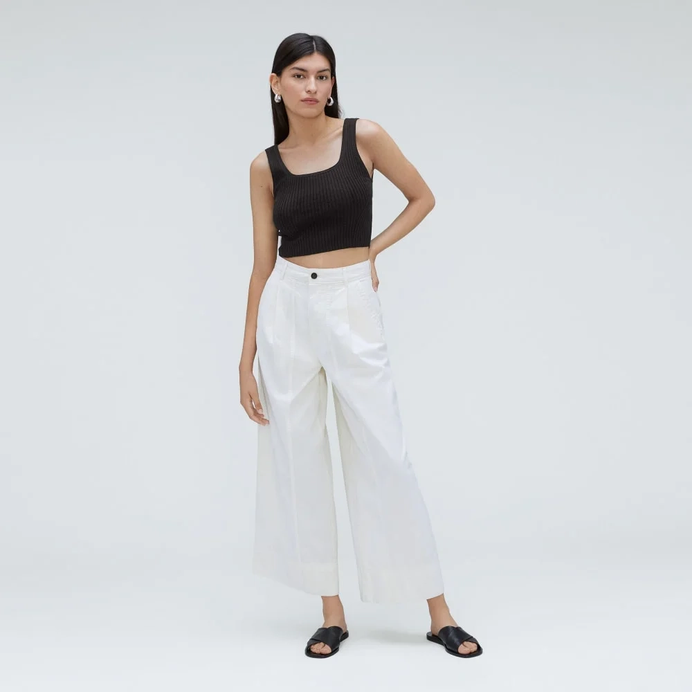The Cotton-Merino Cami | Black (5)