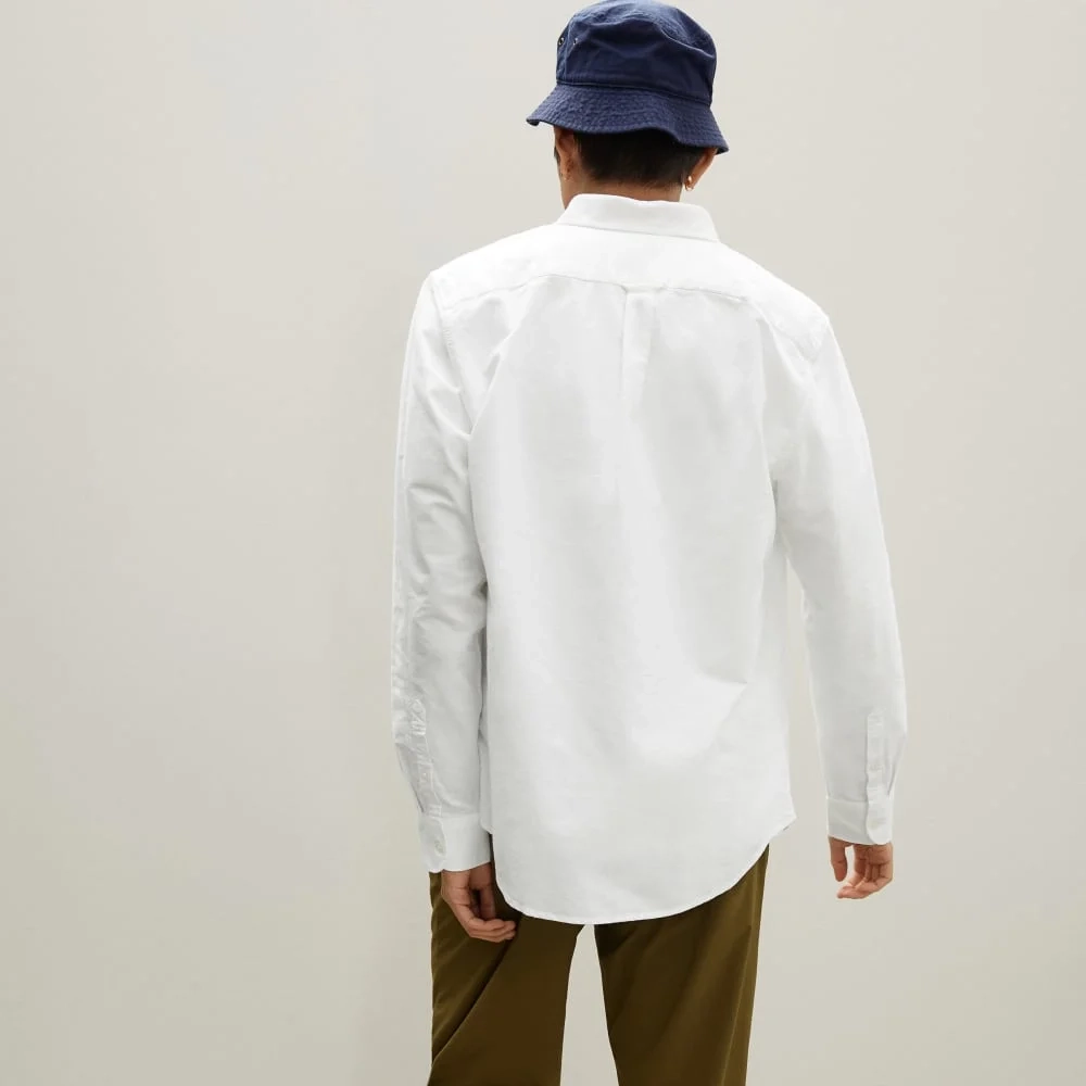 The Standard Fit Japanese Oxford Shirt | Uniform | White | Tall (4)