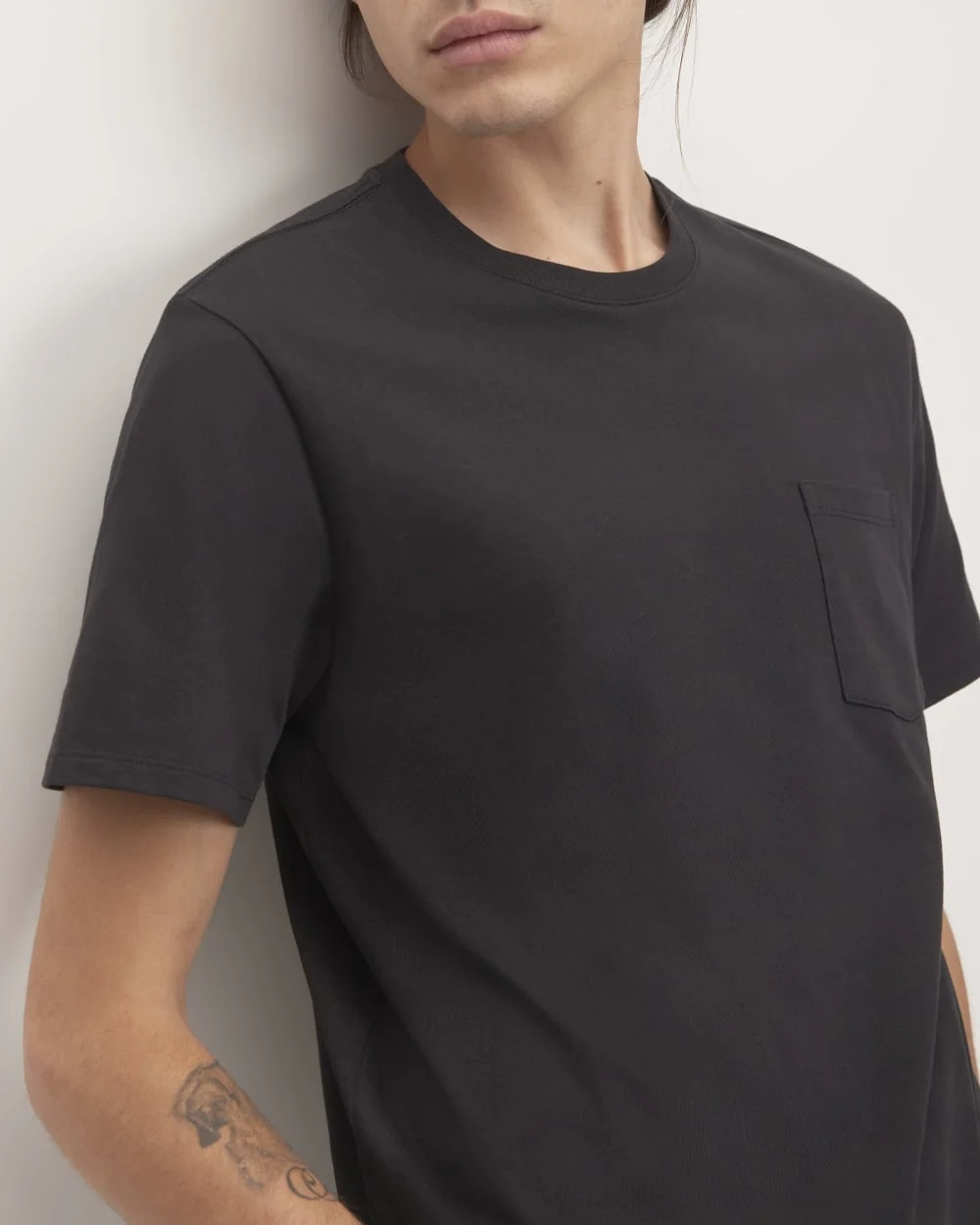 The Organic Cotton Pocket Tee | Black (2)