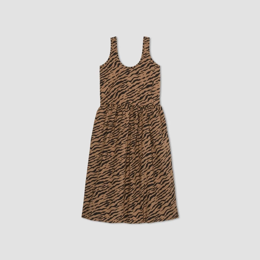 The Poplin Summer Dress | Tiger Stripe Toasted Coconut (5)