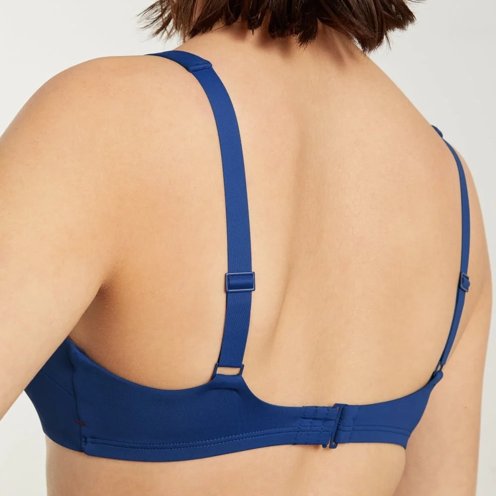 The Square-Neck Bikini Top | Blue Dusk (5)