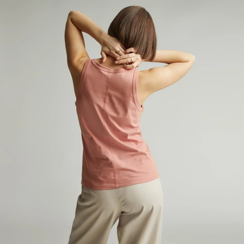 The Tank in Essential Cotton | Light Rose (3)