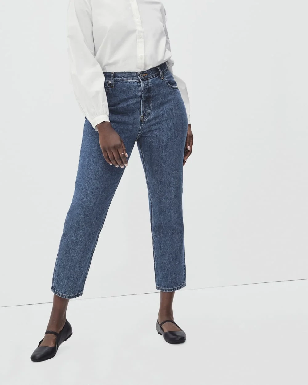 The '90s Cheeky Hourglass Jean | Medium Blue Wash | 26.5" Inseam (3)