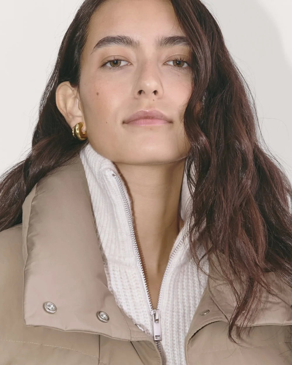 The Puffer Vest | Taupe Grey (7)