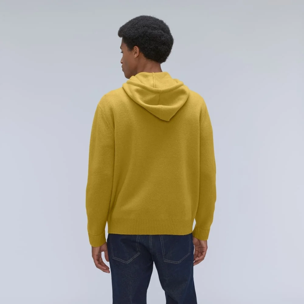 The Felted Merino Hoodie | Golden Palm (2)