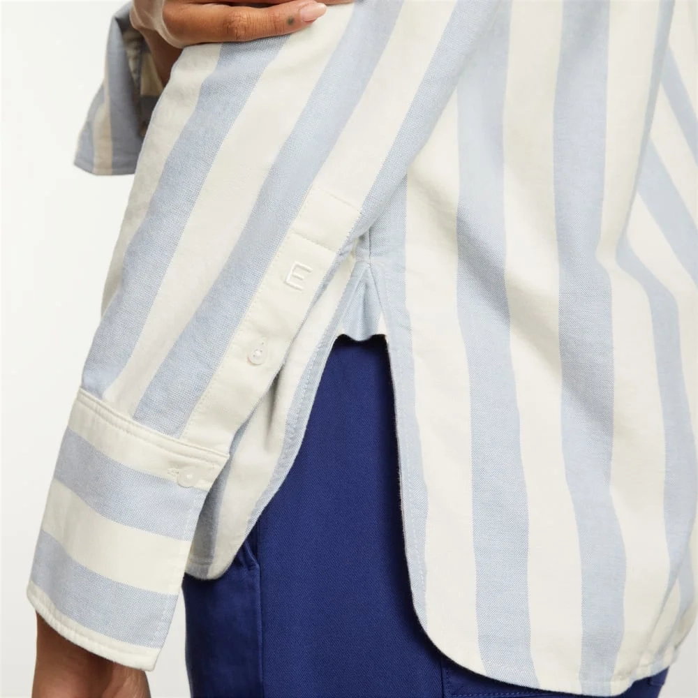 The Boxy Oxford | Blue / White (6)