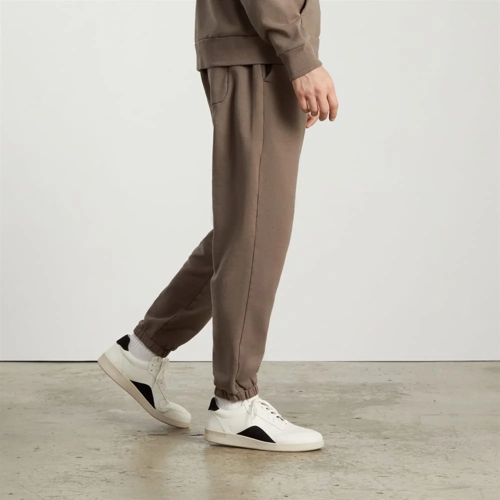 The ReLeather® Court Sneaker | Off White / Black (3)