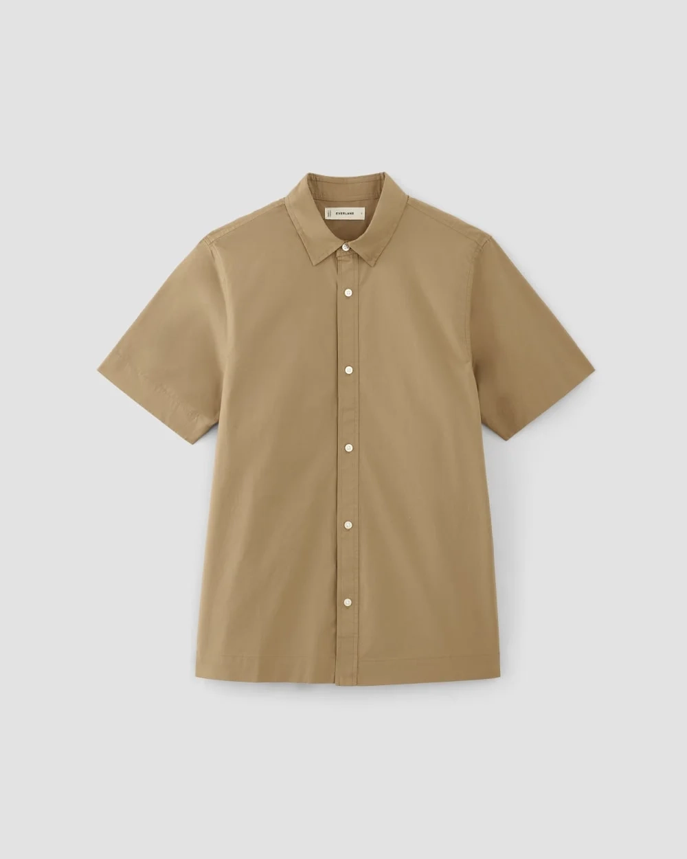 The Supima® Short-Sleeve Poplin Shirt | Tiger's Eye (4)