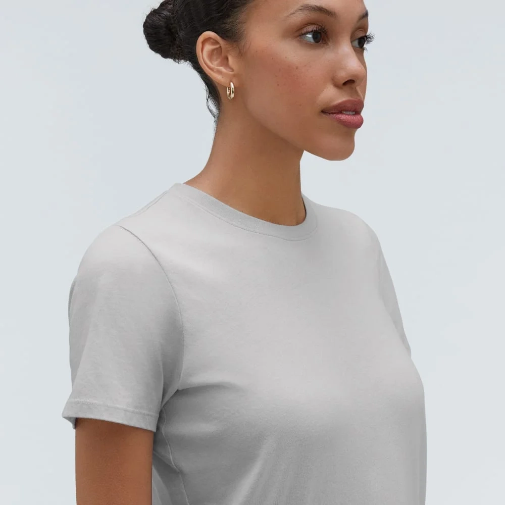 The Organic Cotton Crew Tee | Ice (3)