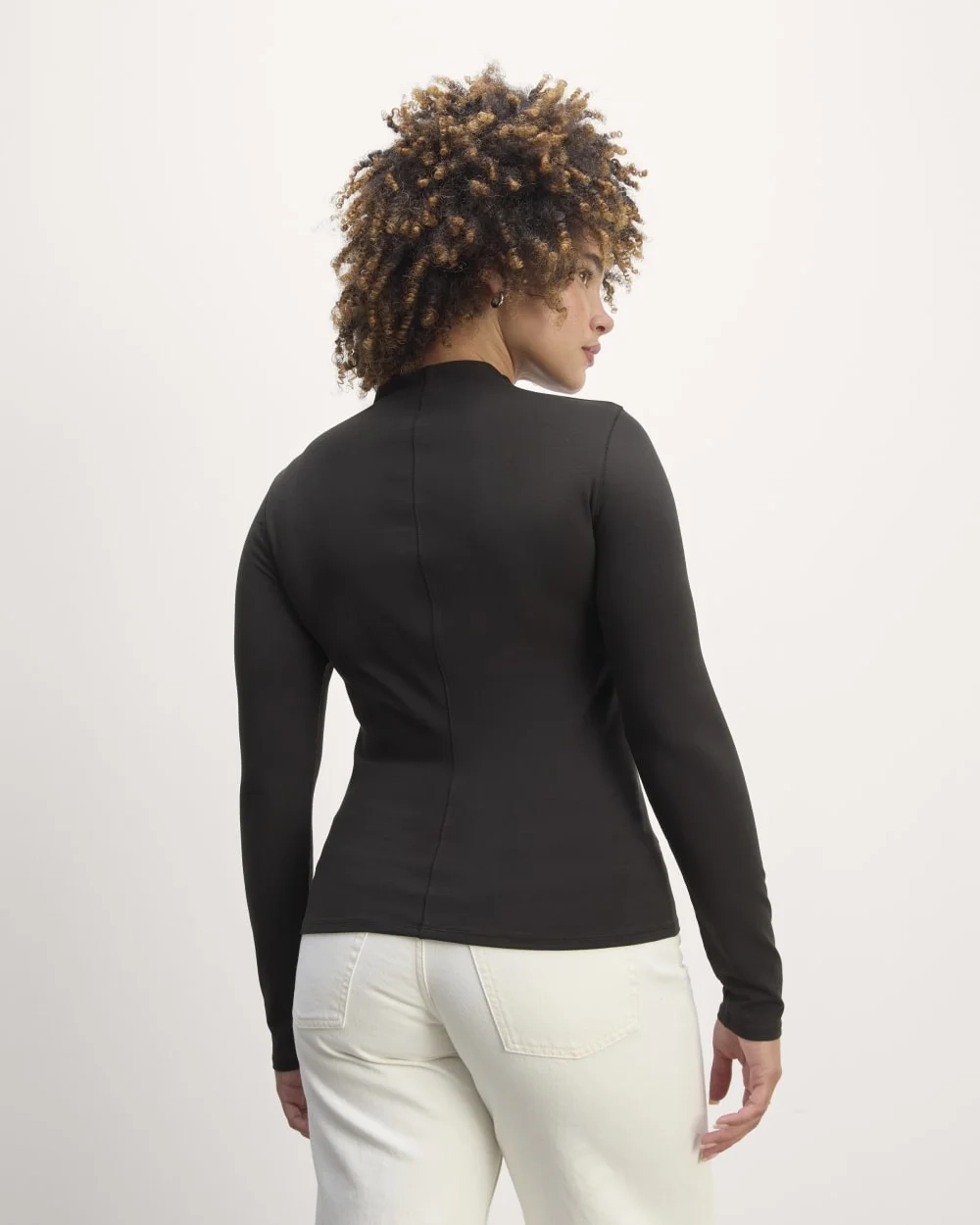 The Form Funnel-Neck Tee | Black (3)