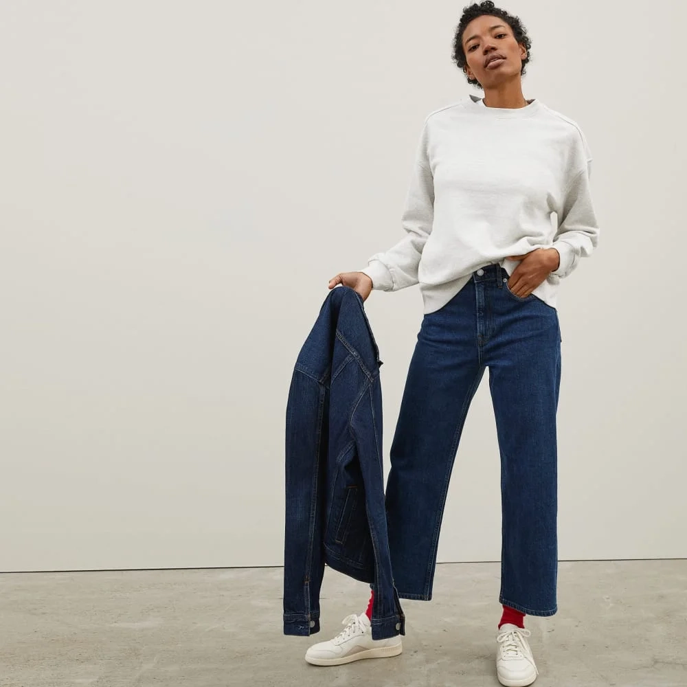 The Track Oversized Crew | Light Heather Grey (5)